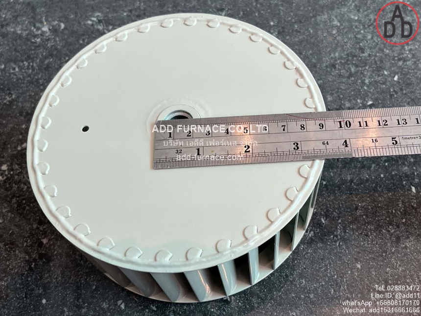 Pilot Burner Blower Wheel Size 160x65xOD12.4mm (7)